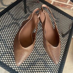 MADDEN GIRL Ladies 11M Jeweled Rhinestone Slingback Sandals